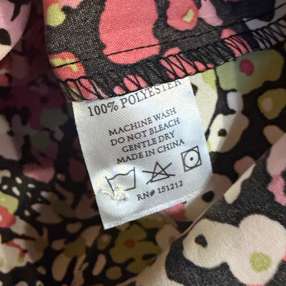 Michelle McDowell Secret Garden Pink Ashton Top Floral Women's Small Top - Picture 6 of 10